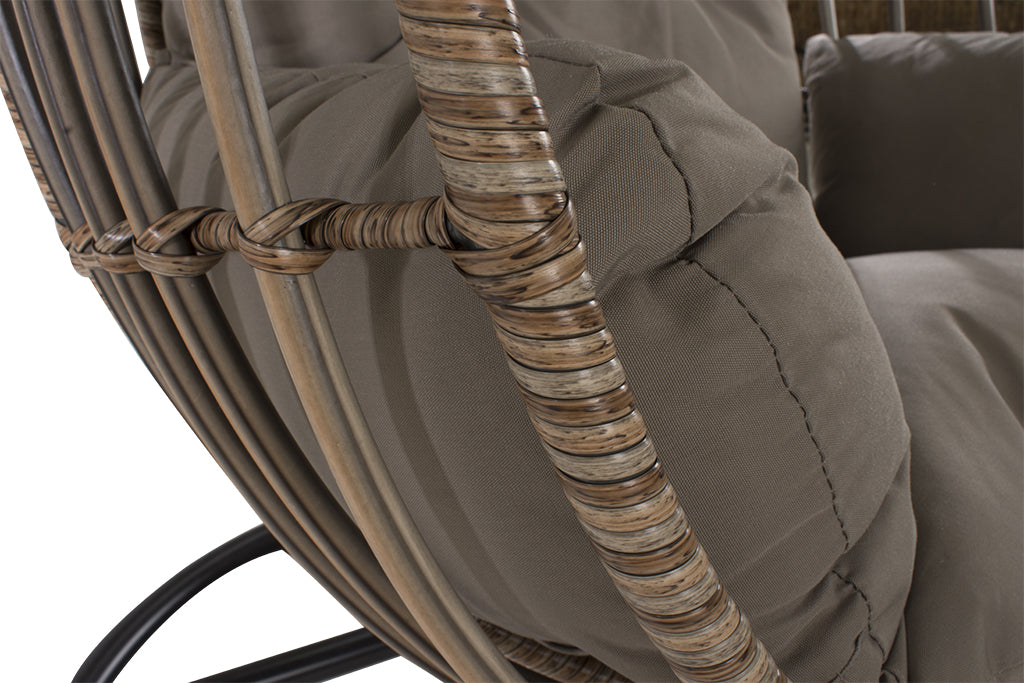Cocoon Premium Solarfast® wicker hanging Egg chair HANGING EGG Nest - OSMEN OUTDOOR FURNITURE-Sydney Metro Free Delivery