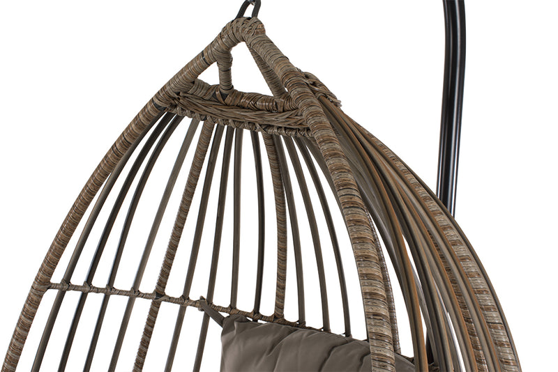 Cocoon Premium Solarfast® wicker hanging Egg chair HANGING EGG Nest - OSMEN OUTDOOR FURNITURE-Sydney Metro Free Delivery