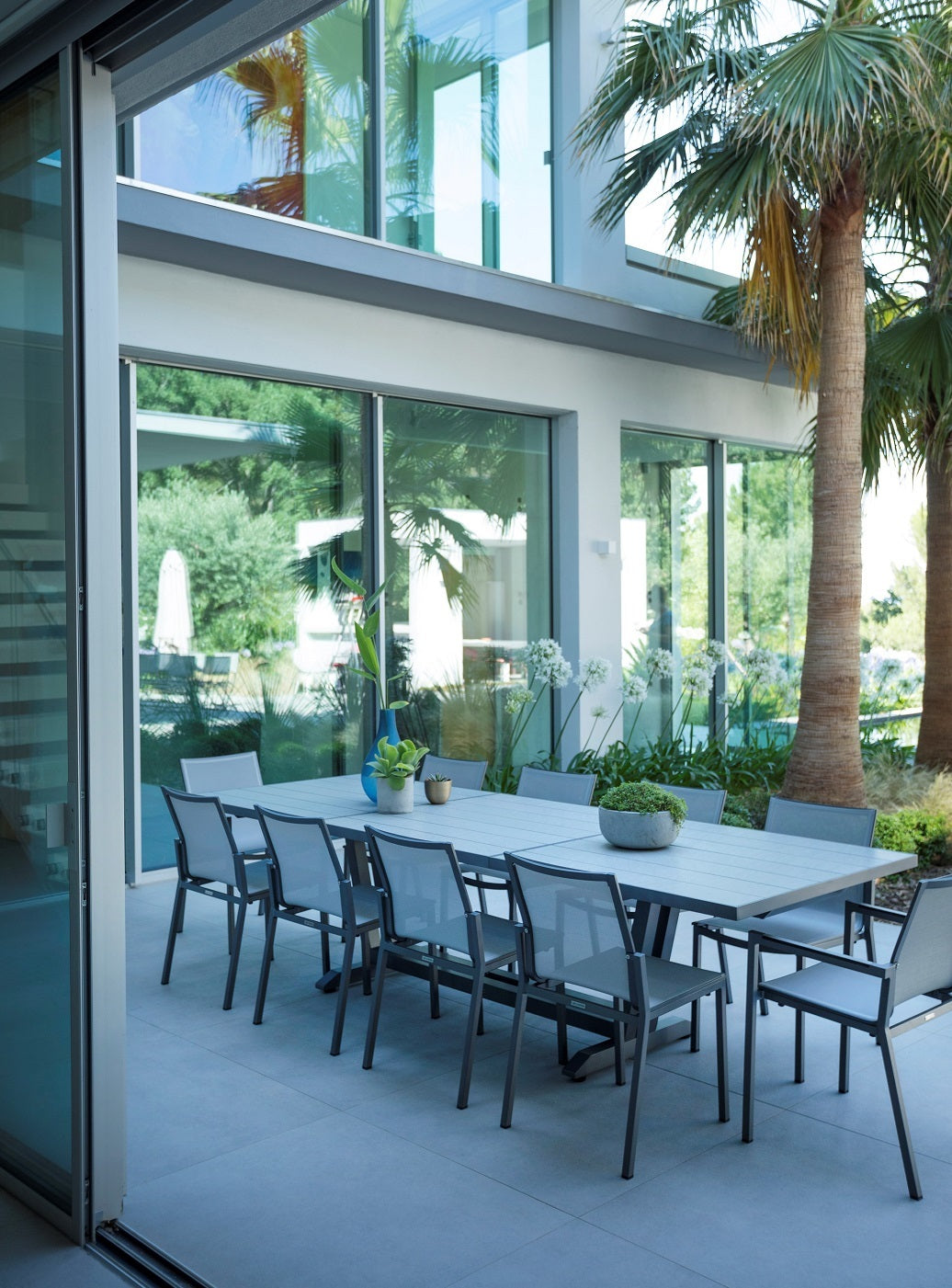 Apollo Premium HPL Top Slat Extension Table