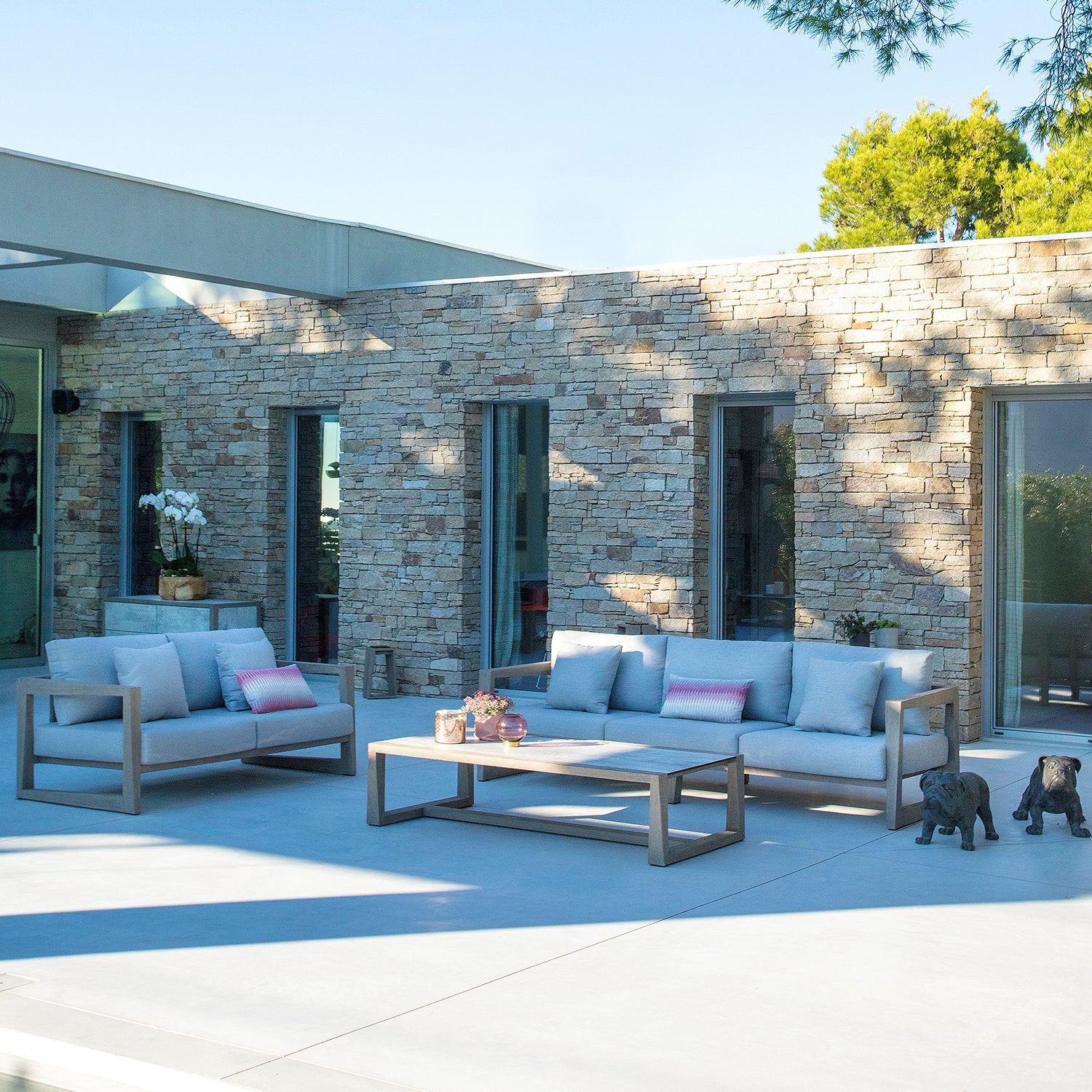SKAAL Lounge 4PC Kit/Set  (2.5-seater version) LOUNGE Les Jardins - OSMEN OUTDOOR FURNITURE-Sydney Metro Free Delivery