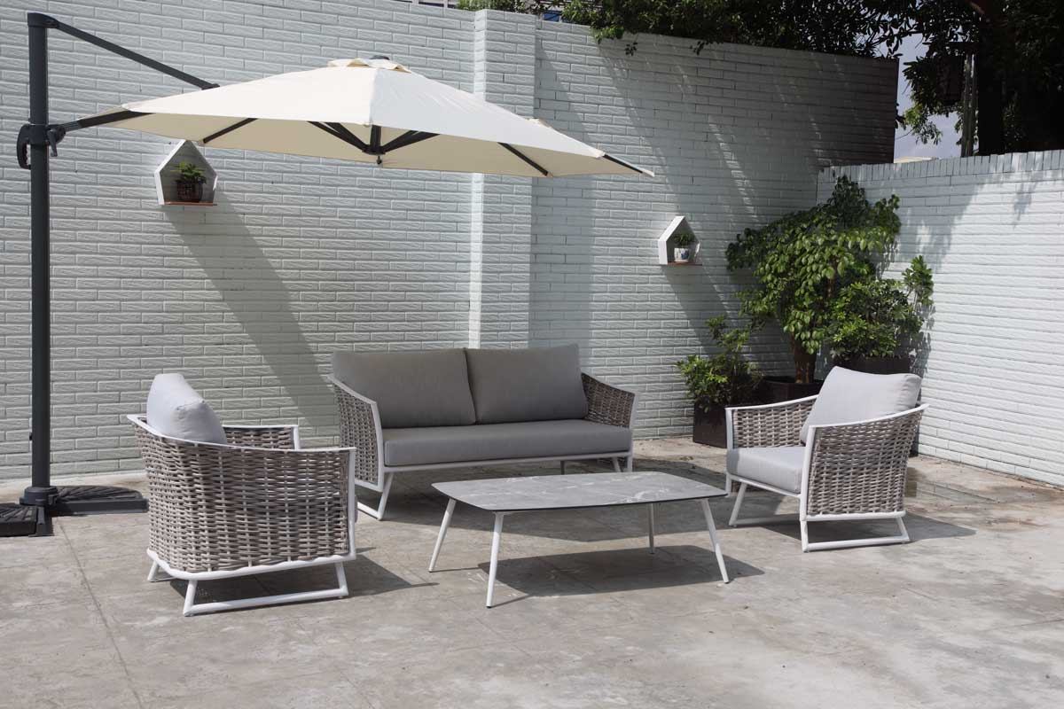 Orando Lounge 4PC Kit/Set LOUNGE OSMEN - OSMEN OUTDOOR FURNITURE-Sydney Metro Free Delivery