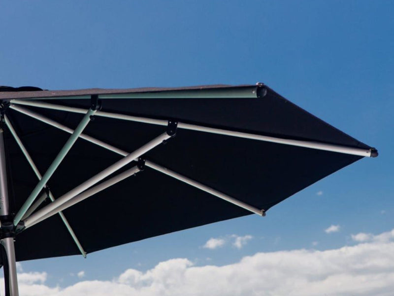 Monaco 3M Square Premium Patio Umbrella - 100% Solution Dyed Poly-Olefin Canvas