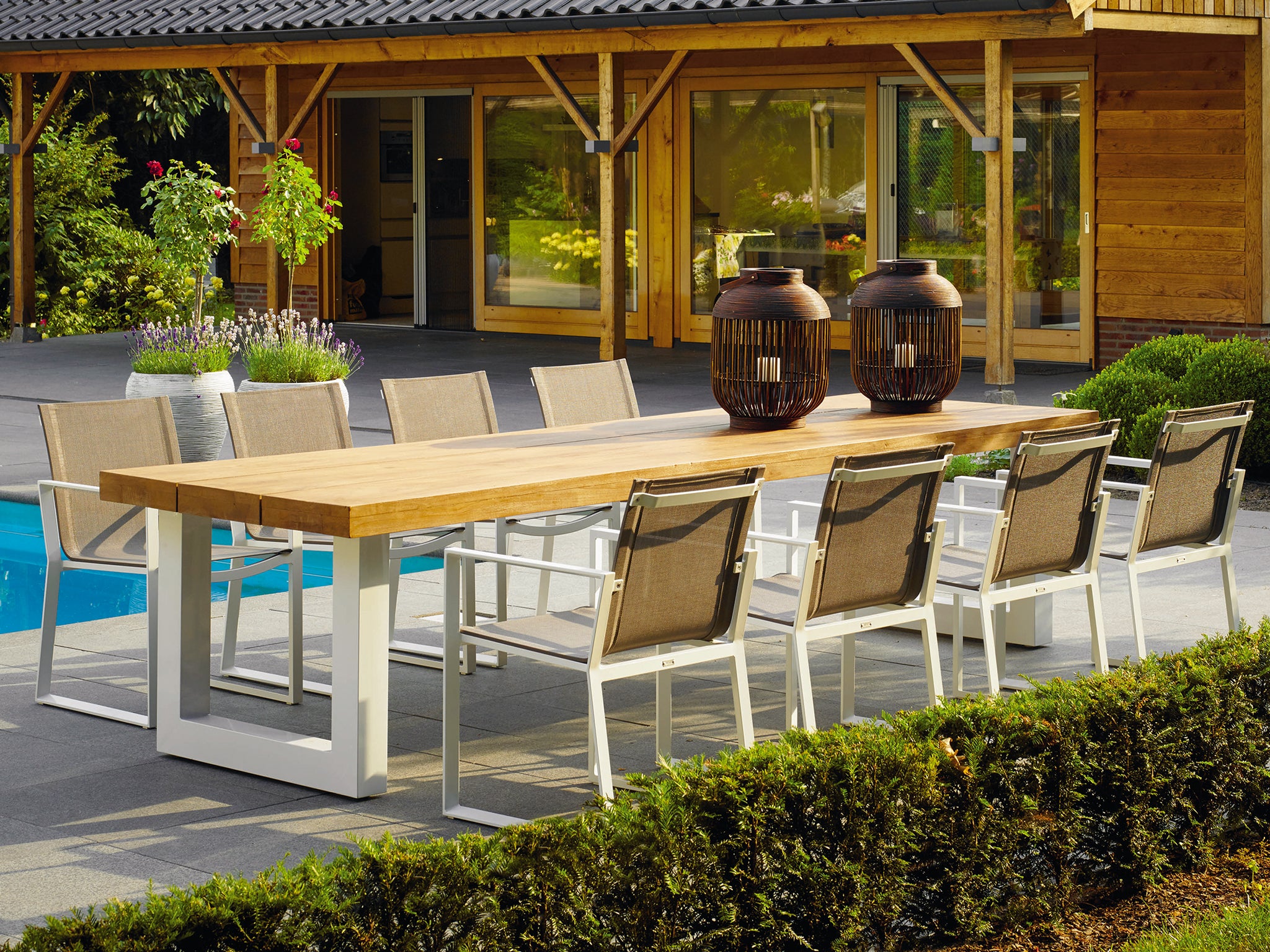 Nevada Solid Teak Table only (240cm and 320cm)