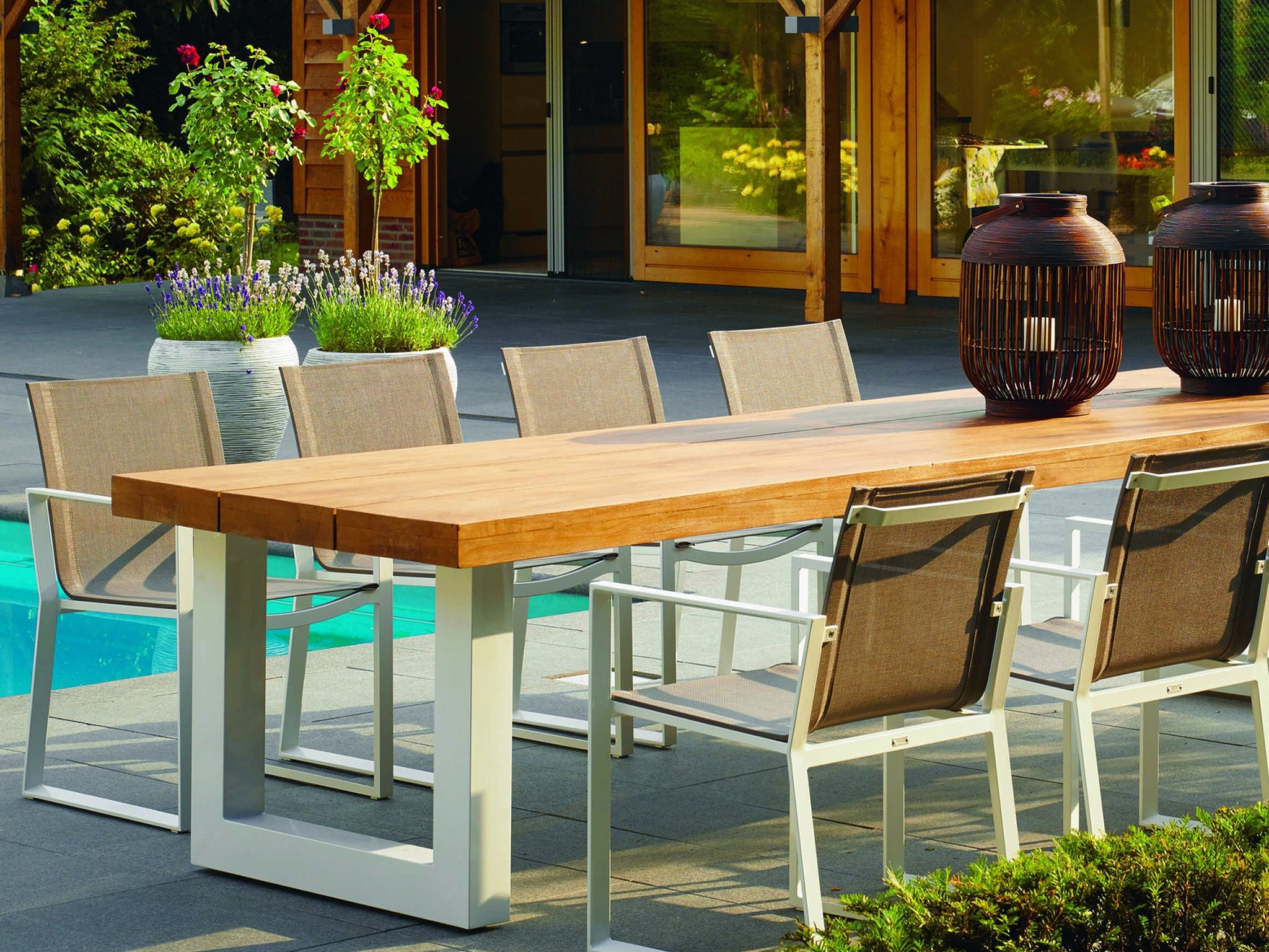 Nevada Solid Teak Table only (240cm and 320cm)