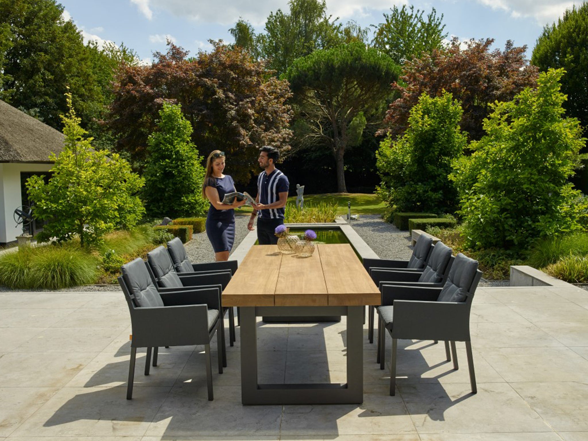 Nevada Solid Teak Table only (240cm and 320cm)