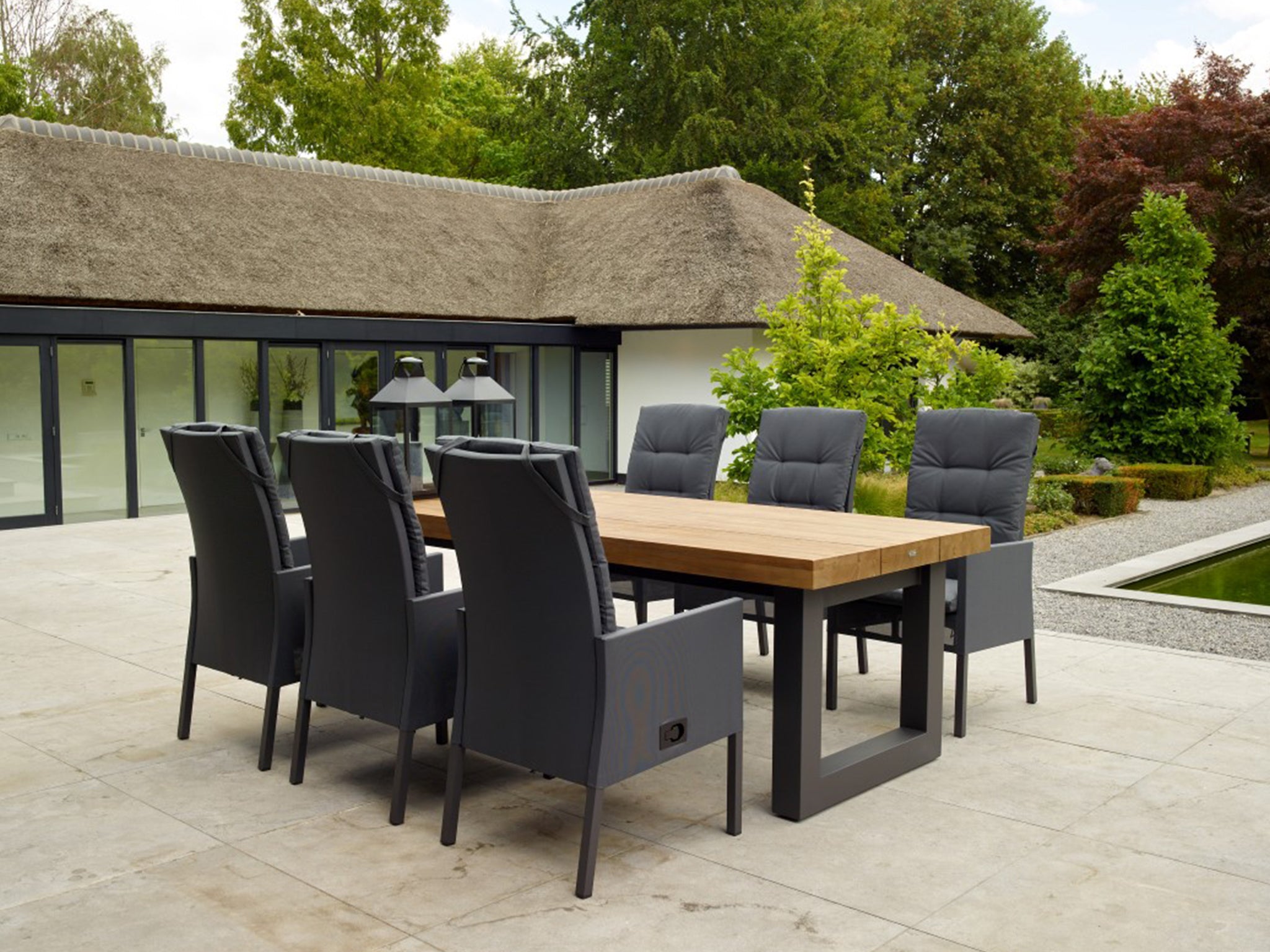 Nevada Solid Teak Table only (240cm and 320cm)