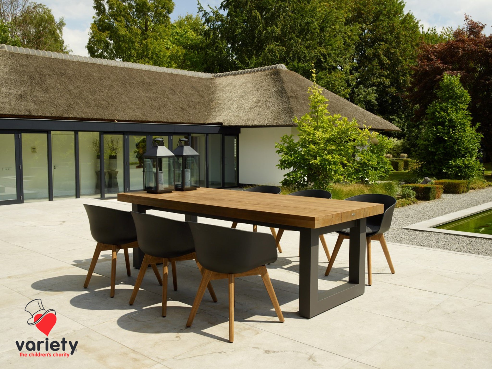 Nevada Solid Teak Table only (240cm and 320cm)