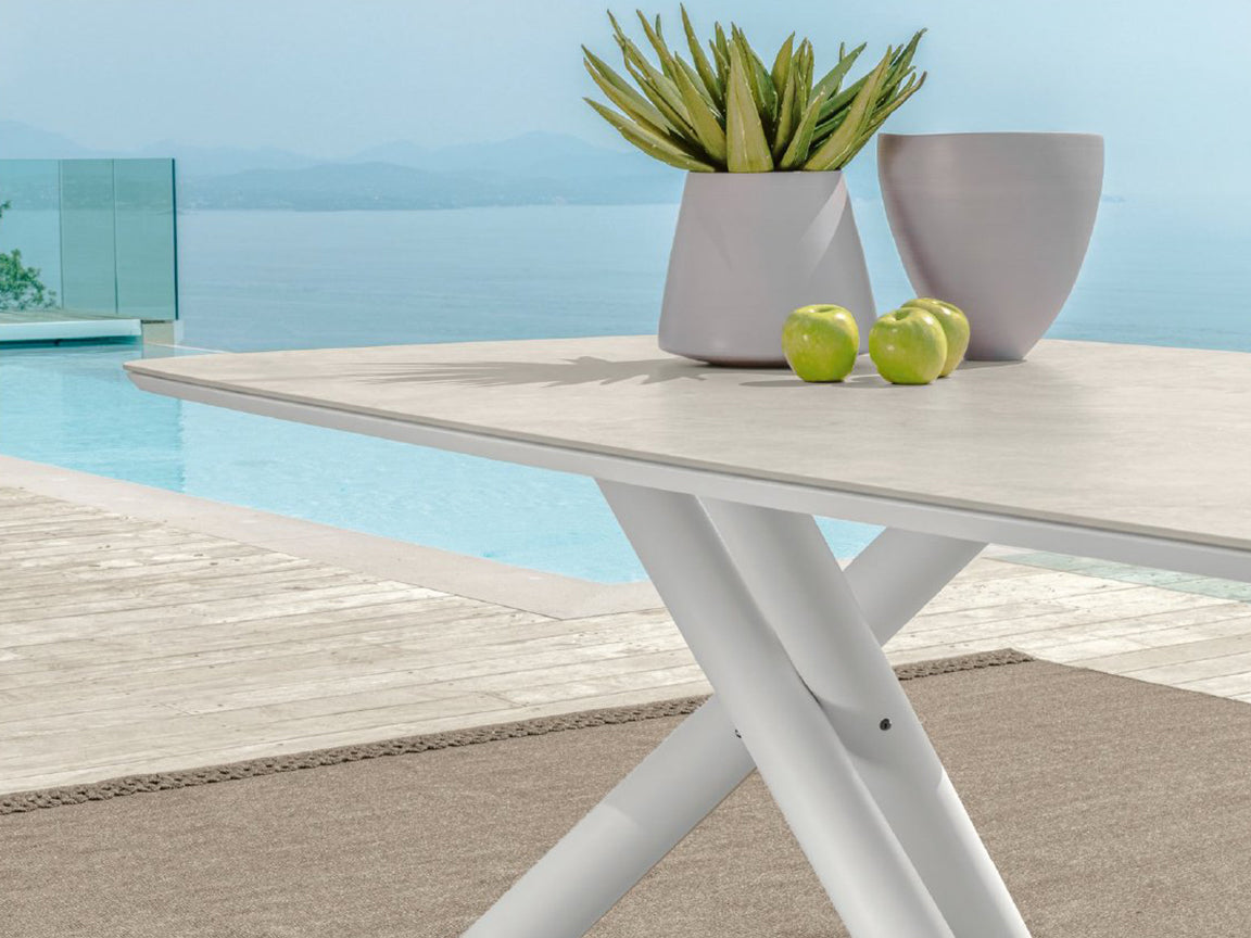 Coral Italian Ceramic Dining Table