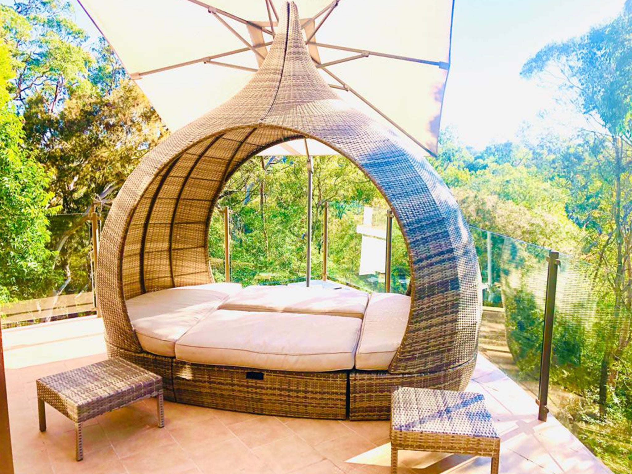 Grey Day Bed Garden Pearl Rattan Garden Day Bed Choice Of Colours