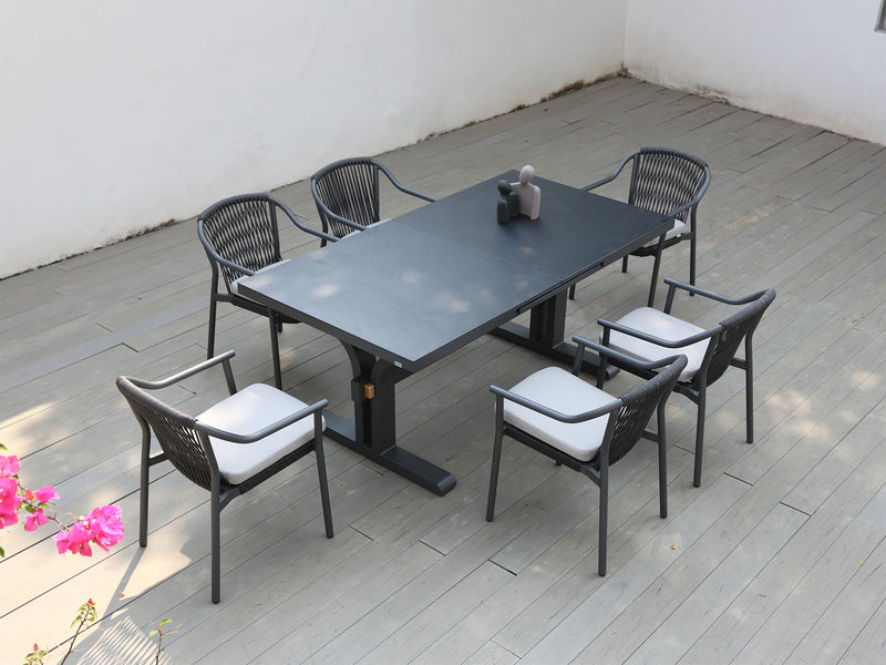 Metro Extension Outdoor Dining Table